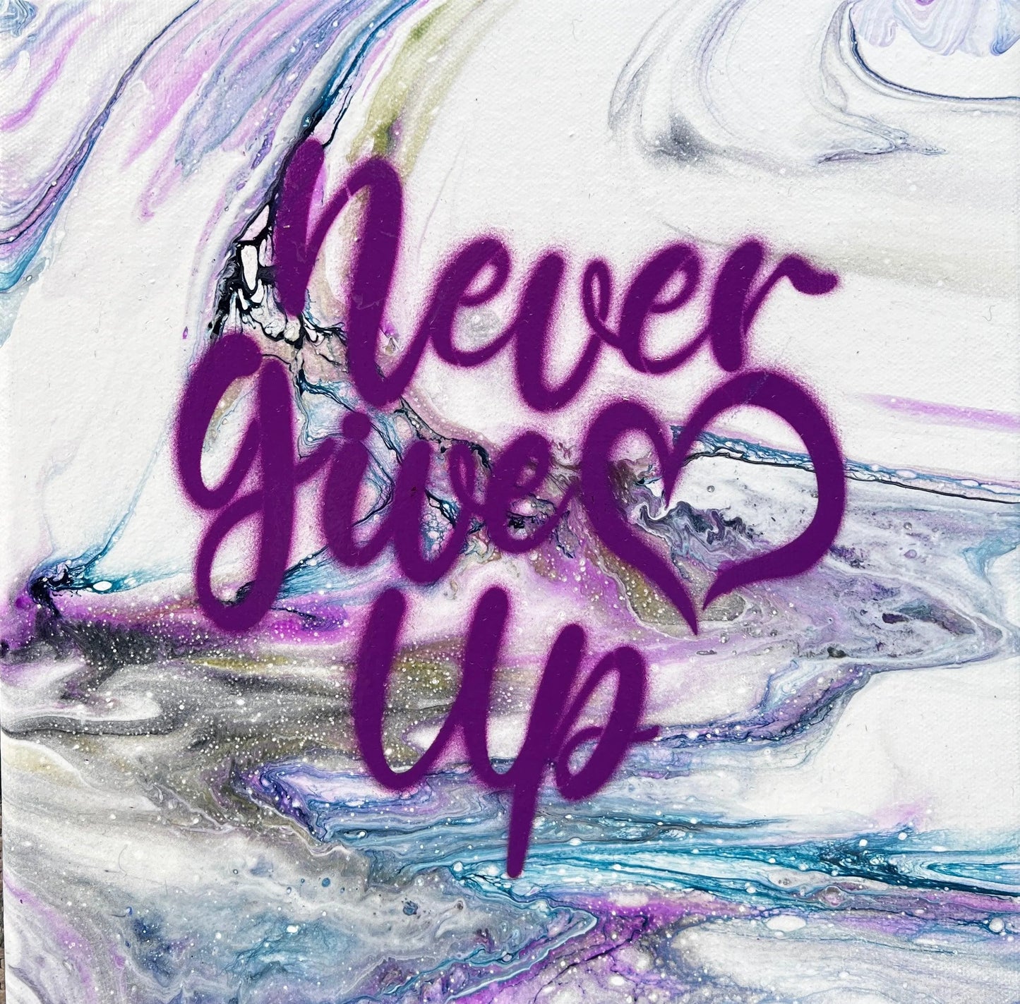 'Never Give Up' - Annette Aspen Art